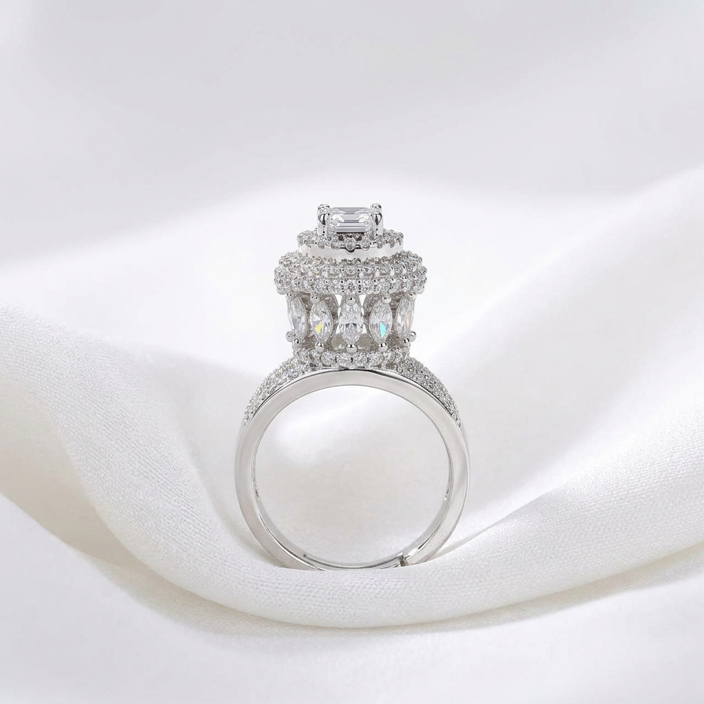 royal crown crystal statement ring royal crown crystal statement ring