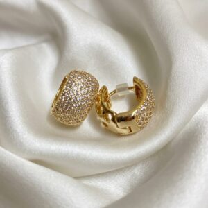 luxury gold crystal hoop earrings luxury gold crystal hoop earrings