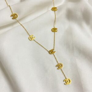 designer inspired charm drop necklace designer inspired charm drop necklace