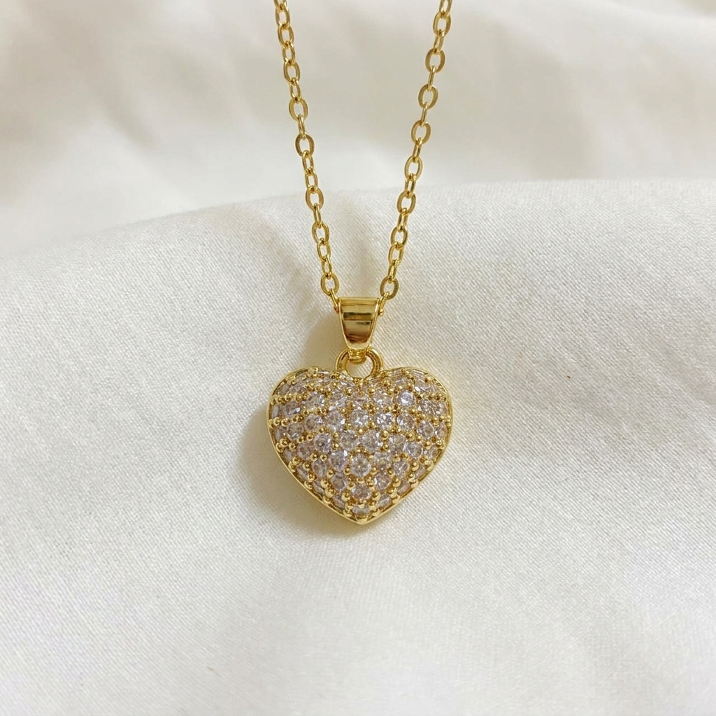 2 in 1 crystal & pearl heart pendant necklace 2 in 1 crystal & pearl heart pendant necklace
